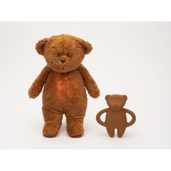 Moonie Natural Teether Caramel jucărie pentru dentiție - imagine 3